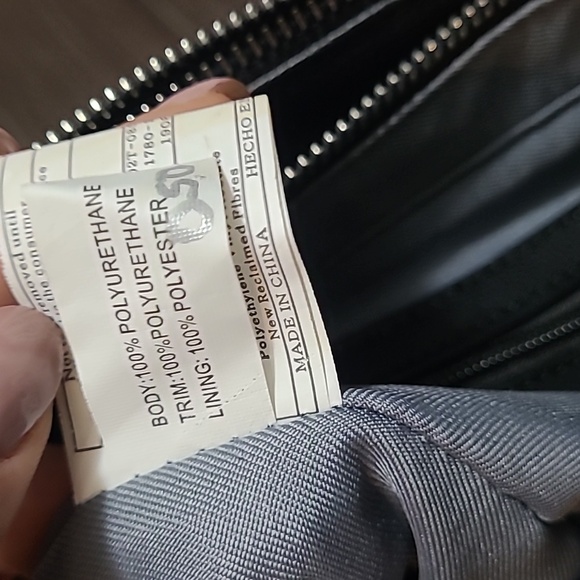 Kate and Alex Cuffaro Italian design handbag black with silver detail - Picture 7 of 9